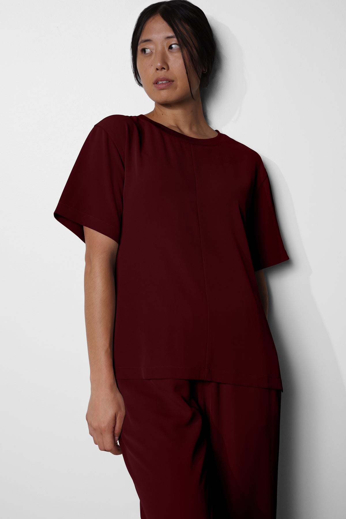 Women's No.34 Short Sleeve Crew Neck Scrub Top in PerformaCREPE