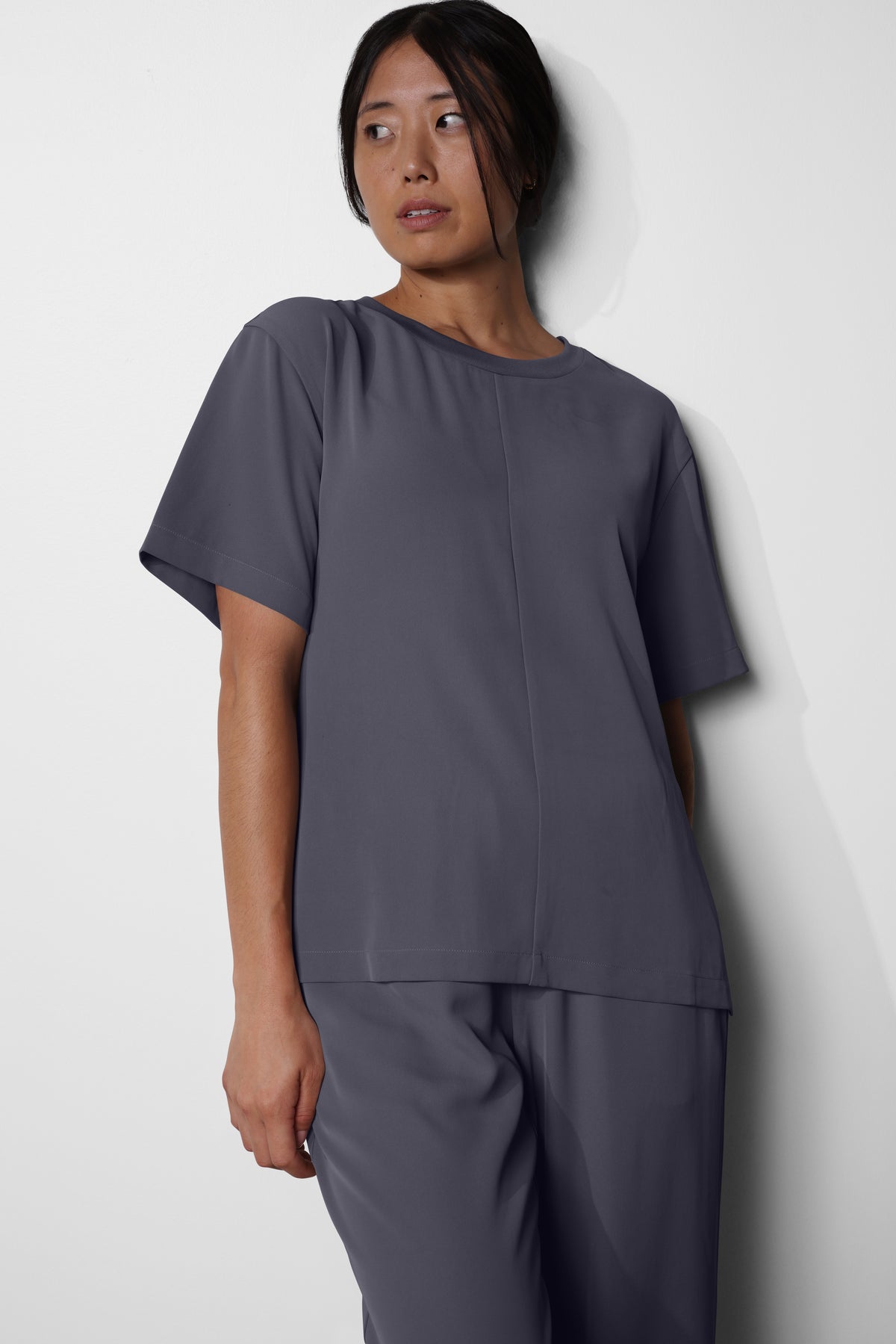 Women's No.34 Short Sleeve Crew Neck Scrub Top in PerformaCREPE