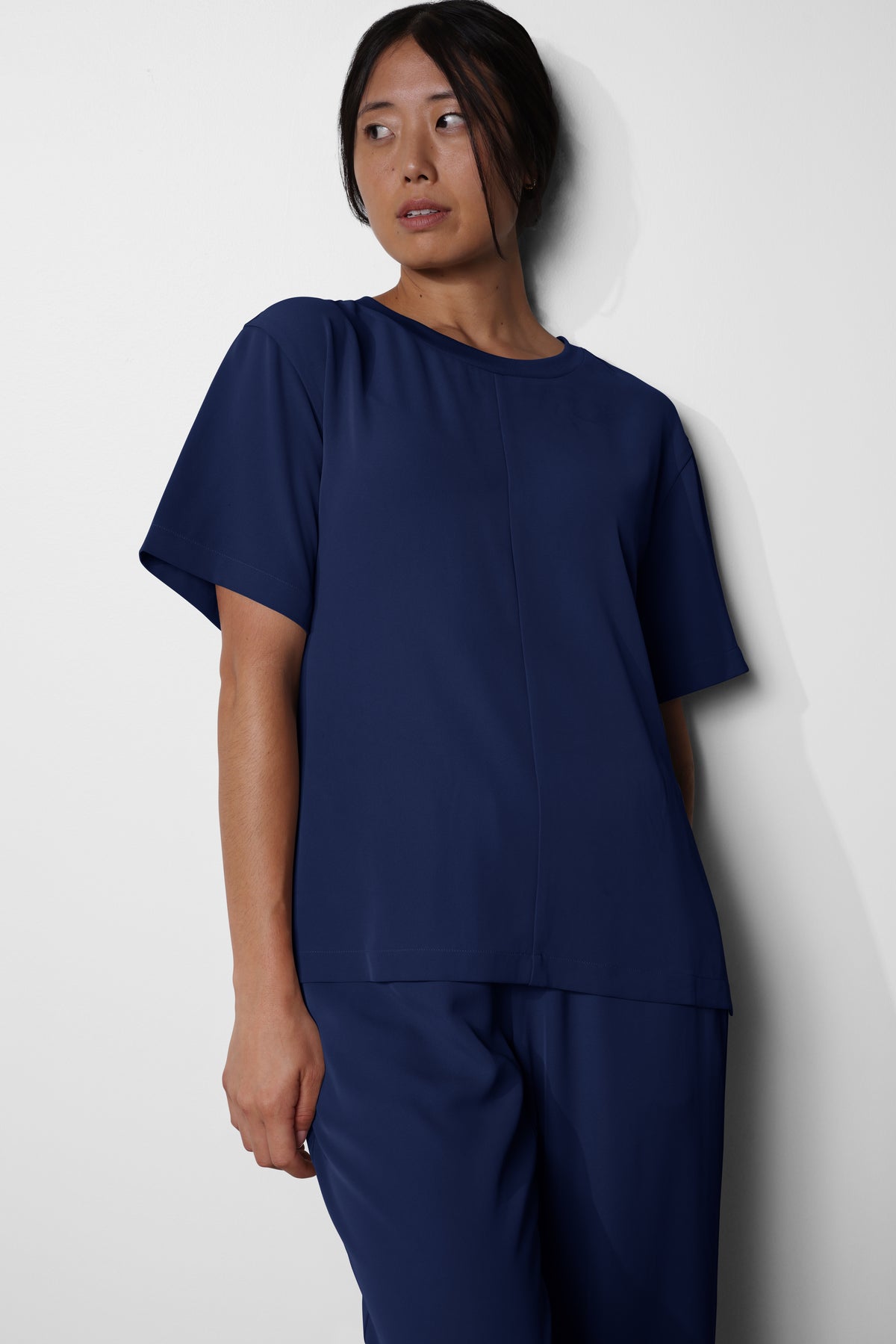 Women's No.34 Short Sleeve Crew Neck Scrub Top in PerformaCREPE