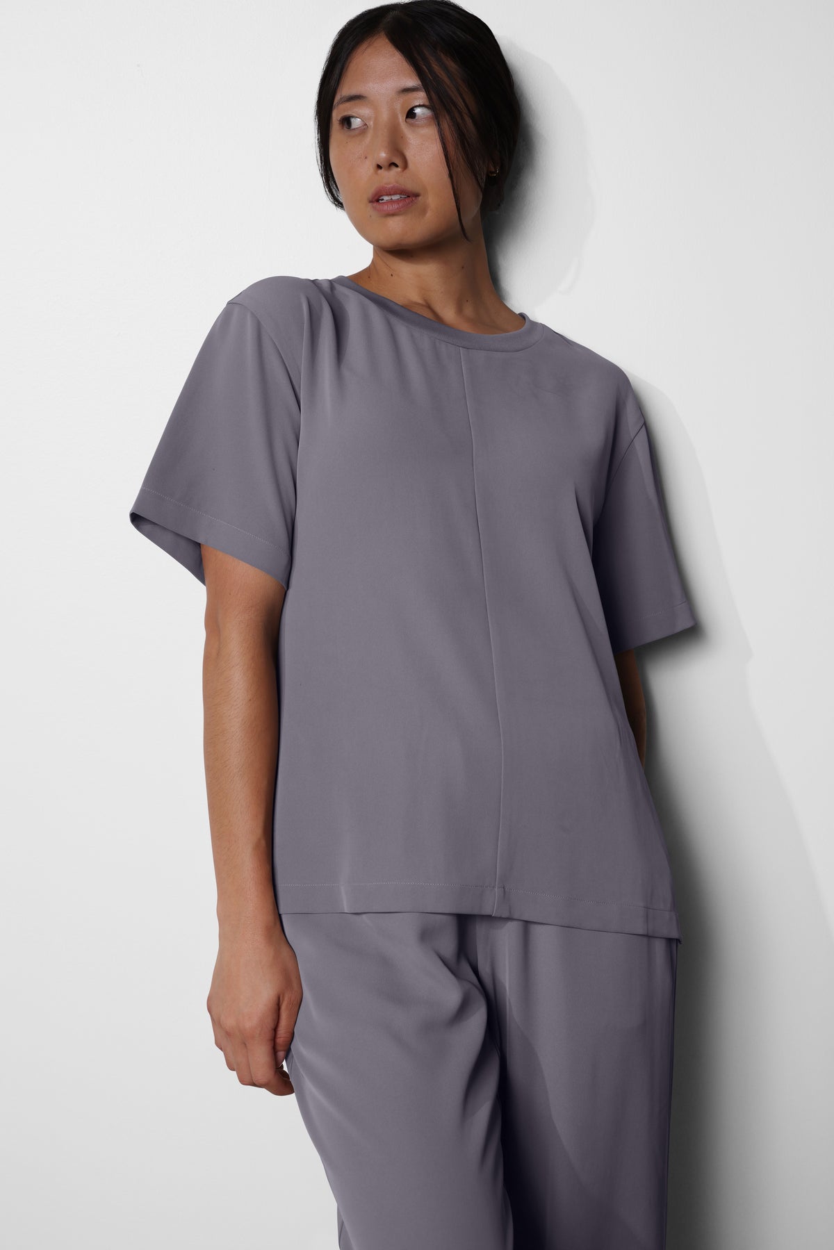 Women's No.34 Short Sleeve Crew Neck Scrub Top in PerformaCREPE